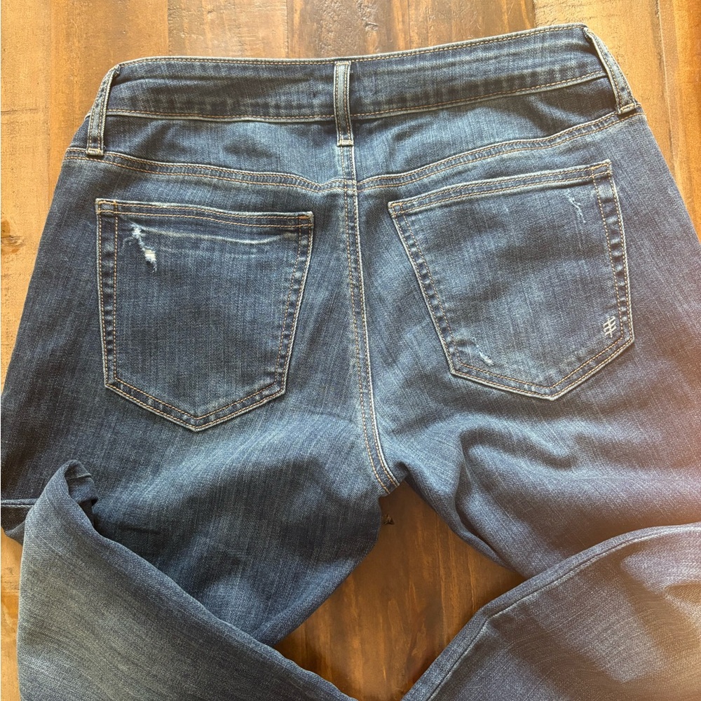 Silver Jeans Women's Boyfriend Jeans - Dark Blue Wash - Picture 7 of 11